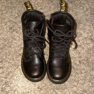 Dr. Martens Black Kids Boots